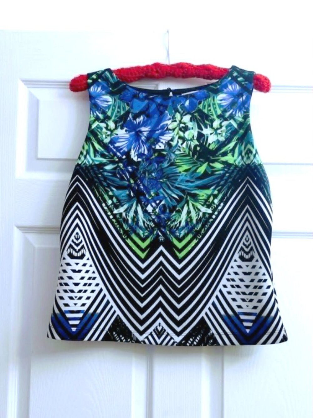 Bisou Bisou Michele Bohbot Sleeveless Lined Shell Top Size L